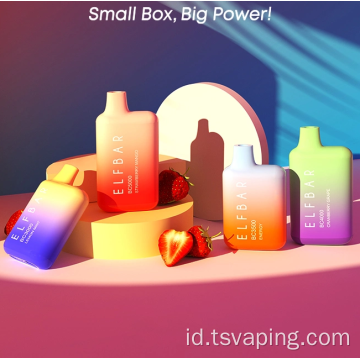 Perangkat pod sekali pakai ELF BAR BC5000 5000PUFFS